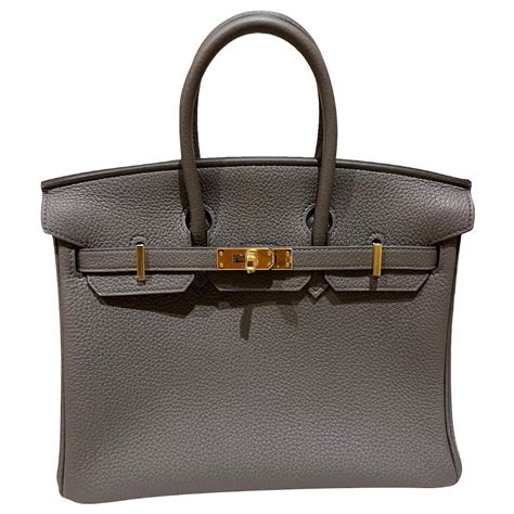 hermes birkin 25 奶油色|Hermes Birkin gray bag.